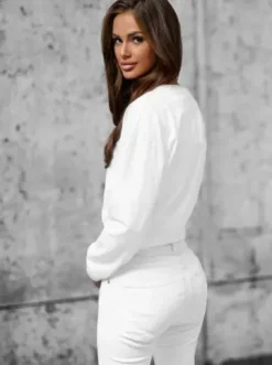 Bluza damska biała JS/8B938/1^Ozonee Sale