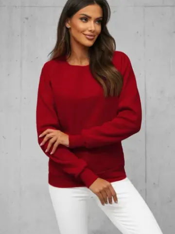 Bluza damska ciemno-czerwona JS/W01Z^Ozonee New