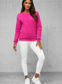 Bluza damska ciemno-różowa JS/W01Z^Ozonee New