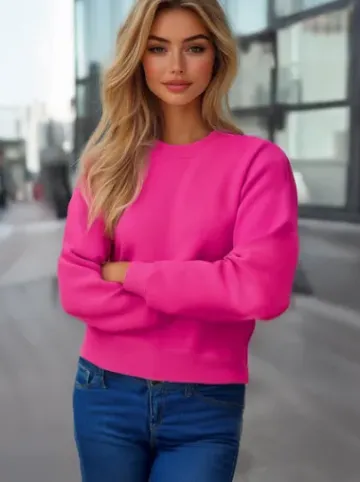 Bluza damska ciemno-różowa JS/W01^Ozonee Best