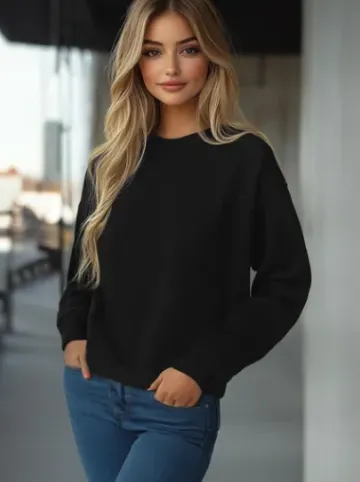 Bluza damska czarna JS/W01^Ozonee Online