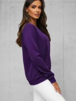 Bluza damska fioletowa JS/W01Z^Ozonee Online