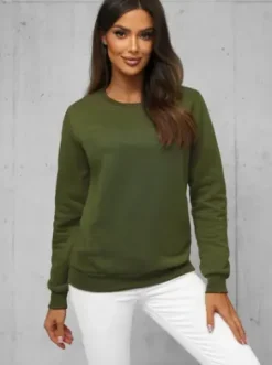 Bluza damska khaki JS/W01Z^Ozonee Outlet
