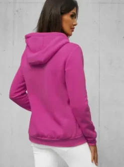 Bluza damska rozpinana z kapturem jasno-fioletowa JS/W03/57Z^Ozonee Sale