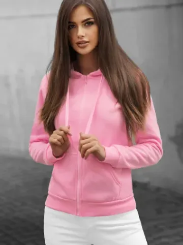 Bluza damska rozpinana z kapturem jasno-różowa JS/W03Z^Ozonee New