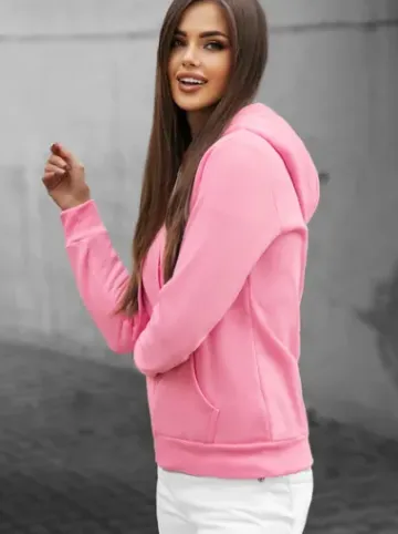 Bluza damska rozpinana z kapturem jasno-różowa JS/W03Z^Ozonee New