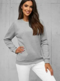Bluza damska szara JS/W01Z^Ozonee Outlet