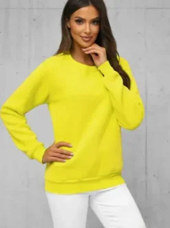 Bluza damska żółta-neonowa JS/W01Z^Ozonee Online