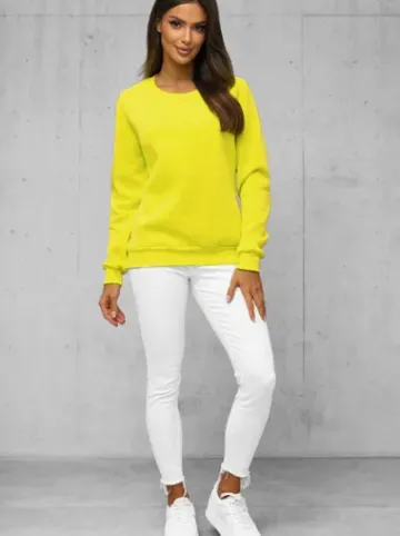 Bluza damska żółta-neonowa JS/W01Z^Ozonee Online