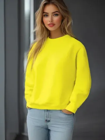 Bluza damska żółta-neonowa JS/W01^Ozonee Outlet
