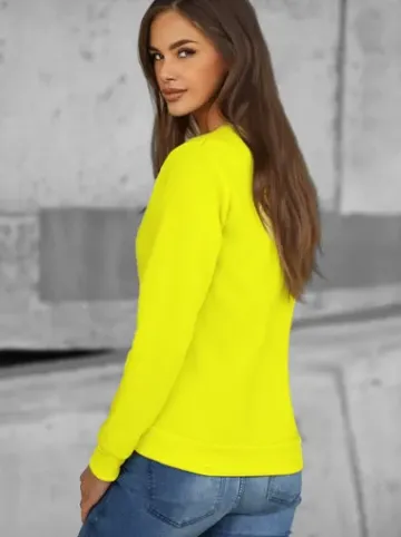 Bluza damska żółta-neonowa JS/W01Z^Ozonee Outlet