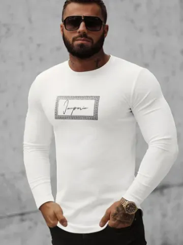 Bluza męska biała O/D7394Z^Ozonee New