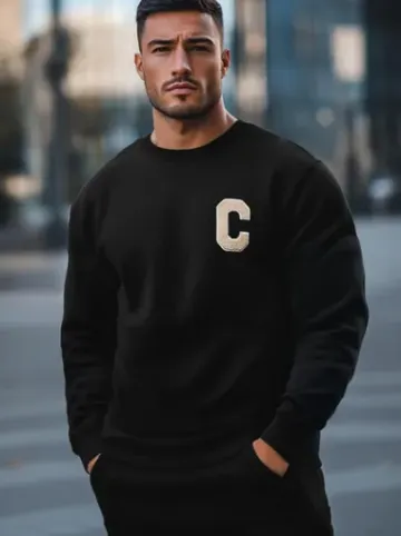 Bluza męska czarna NB/MF2019Z^Ozonee Online