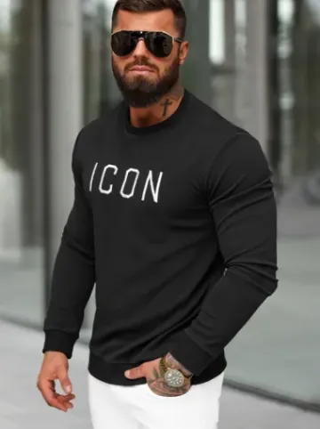 Bluza męska czarna O/D7394^Ozonee Online