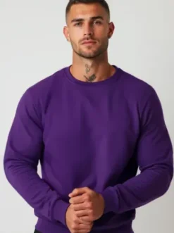 Bluza męska fioletowa JS/2001-10Z^Ozonee Fashion