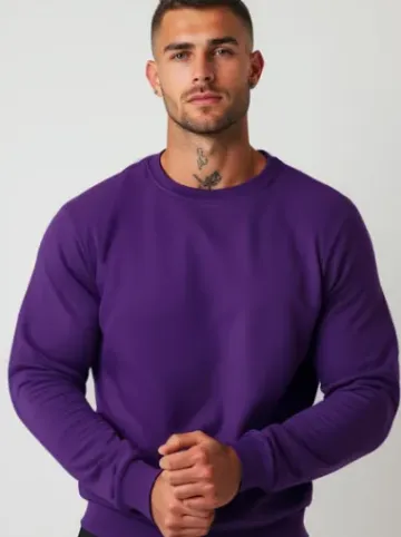 Bluza męska fioletowa JS/2001-10Z^Ozonee Fashion