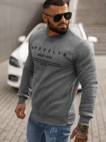 Bluza męska grafitowa JS/8B1360/5^Ozonee Online