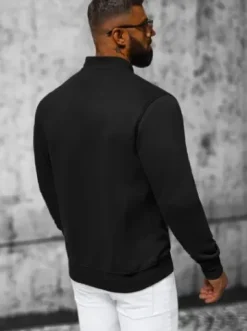 Bluza męska rozpinana czarna NB/MF2020^Ozonee Sale