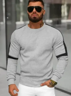 Bluza męska szara JS/8B1322/2^Ozonee Sale