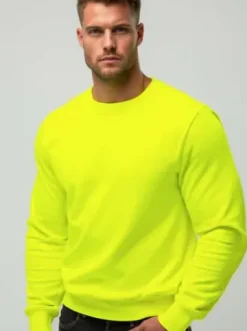 Bluza męska żółta-neonowa JS/2001-10Z^Ozonee Discount