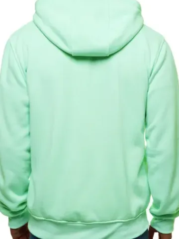 Bluza męska z kapturem rozpinana miętowa JS/2008^Ozonee New