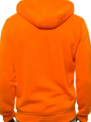 Bluza męska z kapturem rozpinana pomarańczowa JS/2008^Ozonee Best