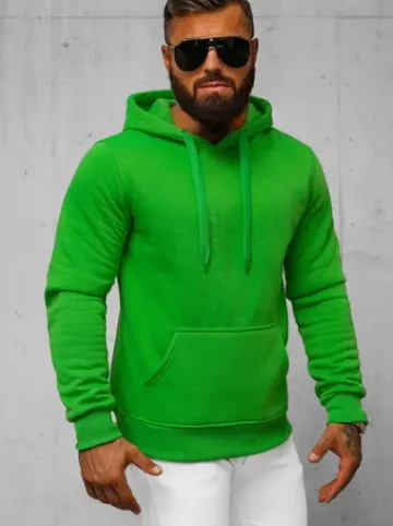 Bluza męska z kapturem zielona JS/2009Z^Ozonee New