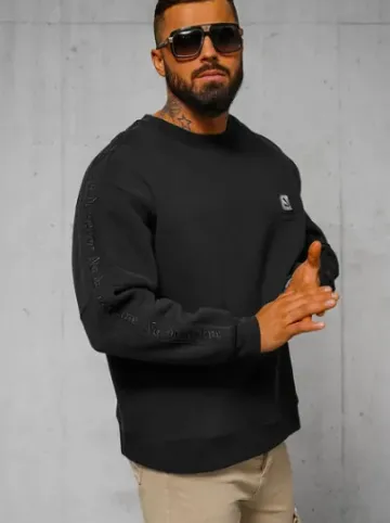 Bluza oversize czarna O/SWE23049Z^Ozonee Hot