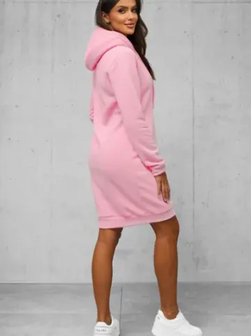Bluza z kapturem damska jasnoróżowa JS/YS10005/20Z^Ozonee Discount