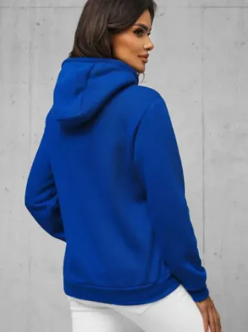 Bluza z kapturem damska kobaltowa JS/W02Z^Ozonee New