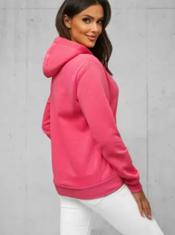 Bluza z kapturem damska koralowa/2 JS/W02/58Z^Ozonee Best