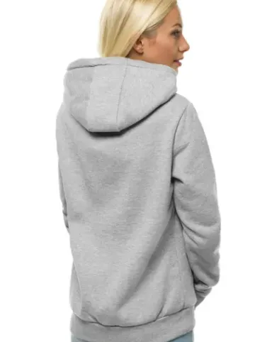 Bluza z kapturem damska szara JS/W02Z^Ozonee Sale