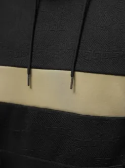 Bluza z kapturem męska czarna JS/3B565^Ozonee Outlet