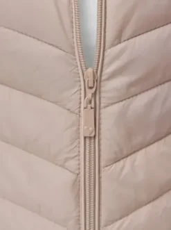 Kamizelka damska pikowana beżowa JS/16M9255/62^Ozonee Discount