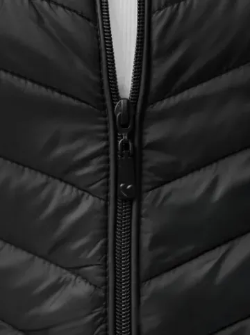 Kamizelka damska pikowana czarna JS/16M9255/392^Ozonee Discount