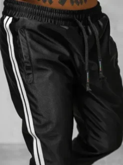 Komplet dresowy męski czarny O/3C103/9^Ozonee Fashion
