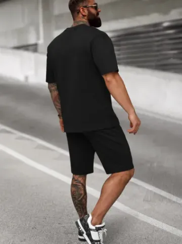 Komplet dresowy męski loose fit czarny JS/27C6531/3^Ozonee Sale