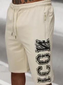 Komplet dresowy męski loose fit beżowy JS/27C6531/6^Ozonee Clearance