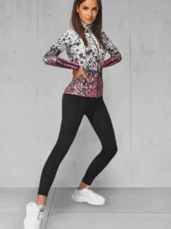 Komplet sportowy dwuczęściowy jasno-różowy O/20401Z^Ozonee Fashion