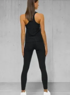 Komplet sportowy dwuczęściowy czarny JS/YW88037/1^Ozonee Best