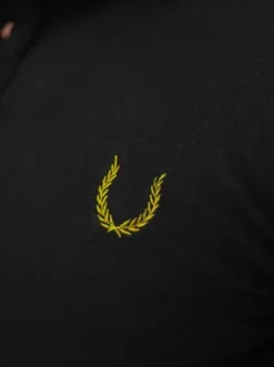 Koszulka męska polo czarna O/QQ1337^Ozonee New