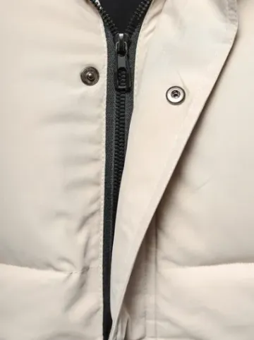 Kurtka męska pikowana ecru JS/31M5002^Ozonee Discount