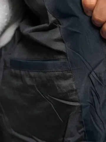 Kurtka męska pikowana granatowa JS/31M5003/B^Ozonee Fashion