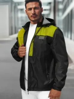 Kurtka męska przejściowa czarna JS/22M311/392Z^Ozonee Best