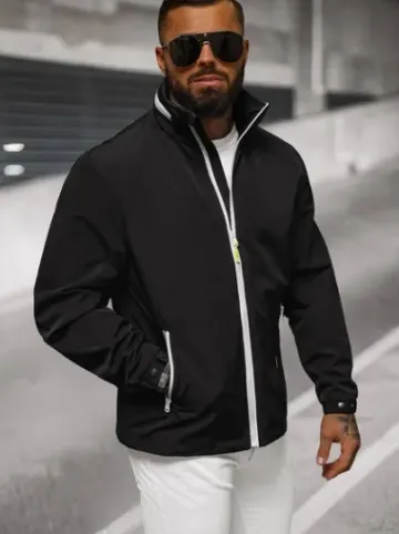 Kurtka męska softshell czarna JS/5M3105/392Z^Ozonee Discount