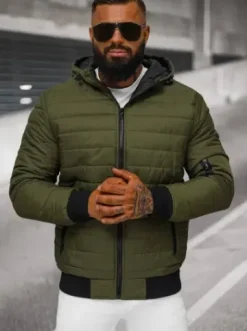 Kurtka męska zielona JS/MY13Z^Ozonee Fashion