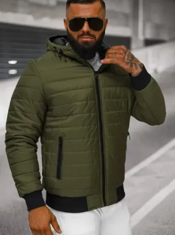 Kurtka męska zielona JS/MY13Z^Ozonee Fashion