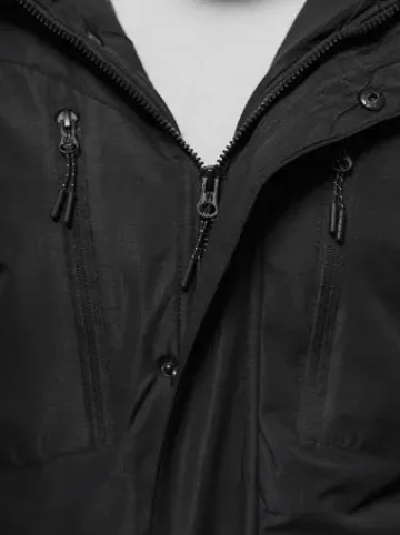 Kurtka męska zimowa czarna JS/22M321/392^Ozonee Outlet