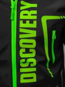 Kurtka softshell męska z kapturem czarno-zielona JS/HH025/1Z^Ozonee New