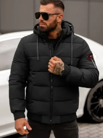Kurtka zimowa męska czarna JS/31M5031/392^Ozonee Sale